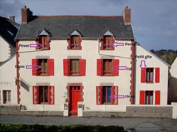 Les Hortensias Gr 34 - Chambres D'Hotes Trévou-Tréguignec 外观 照片